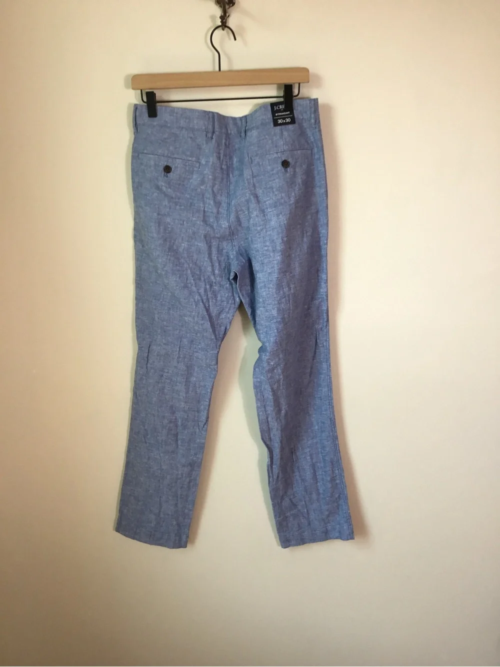 J. Crew Factory Men's Linen Blend Straight Fit Pants NWT